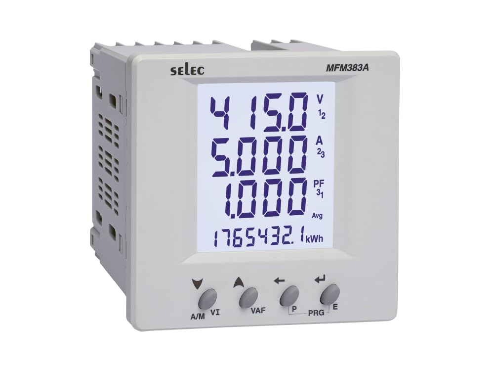 Selec MFM383A-C-CE LCD multifunction meter with RS485 communication 72 x 72 mm (B07HFTNKYM) Amazon Price History, Amazon Price Tracker