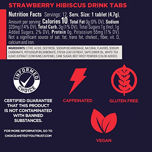 Gu Energy Hydration Electrolyte Drink Tablets, Enhanced Endurance Sports Drink For Running, Cycling, Triathlon, 4-Count(48 Servings), Strawberry Hibiscus thumb #5