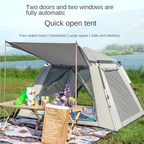 Carpa portátil ligera y espaciosa para camping al aire libre miniatura 2