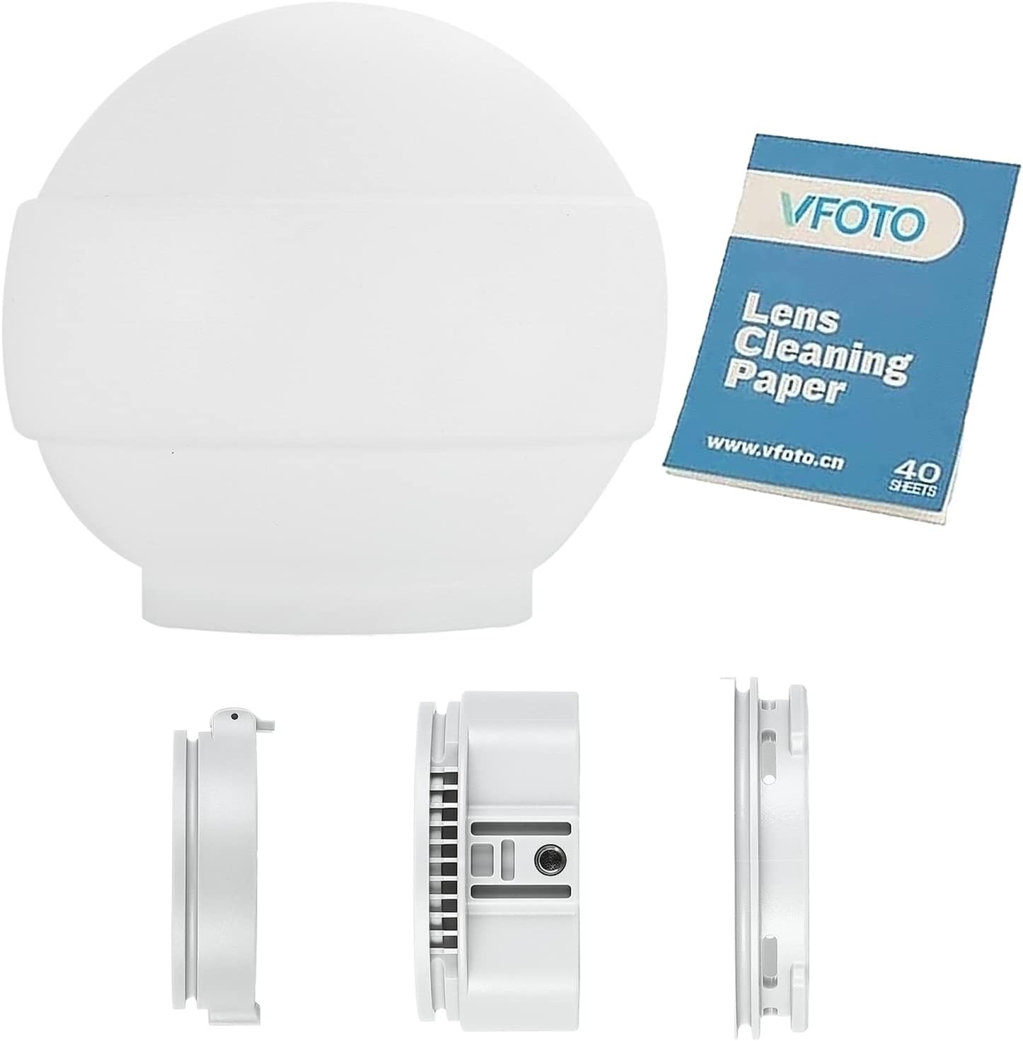 Dôme Diffuseur Pliable Godox ML-CD15 Pour Flash ML30, V1, V860III, AD200, AD400PRO - Blanc En Gel De Silice