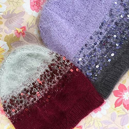 Munaduo 50G Acrylic Handmade Knitting Yarn Cotton Wool Crochet Yarn 3Mm + 6Mm Sequin Thread Diy Yarn For Crocheting (Color : Silver) #TOP2