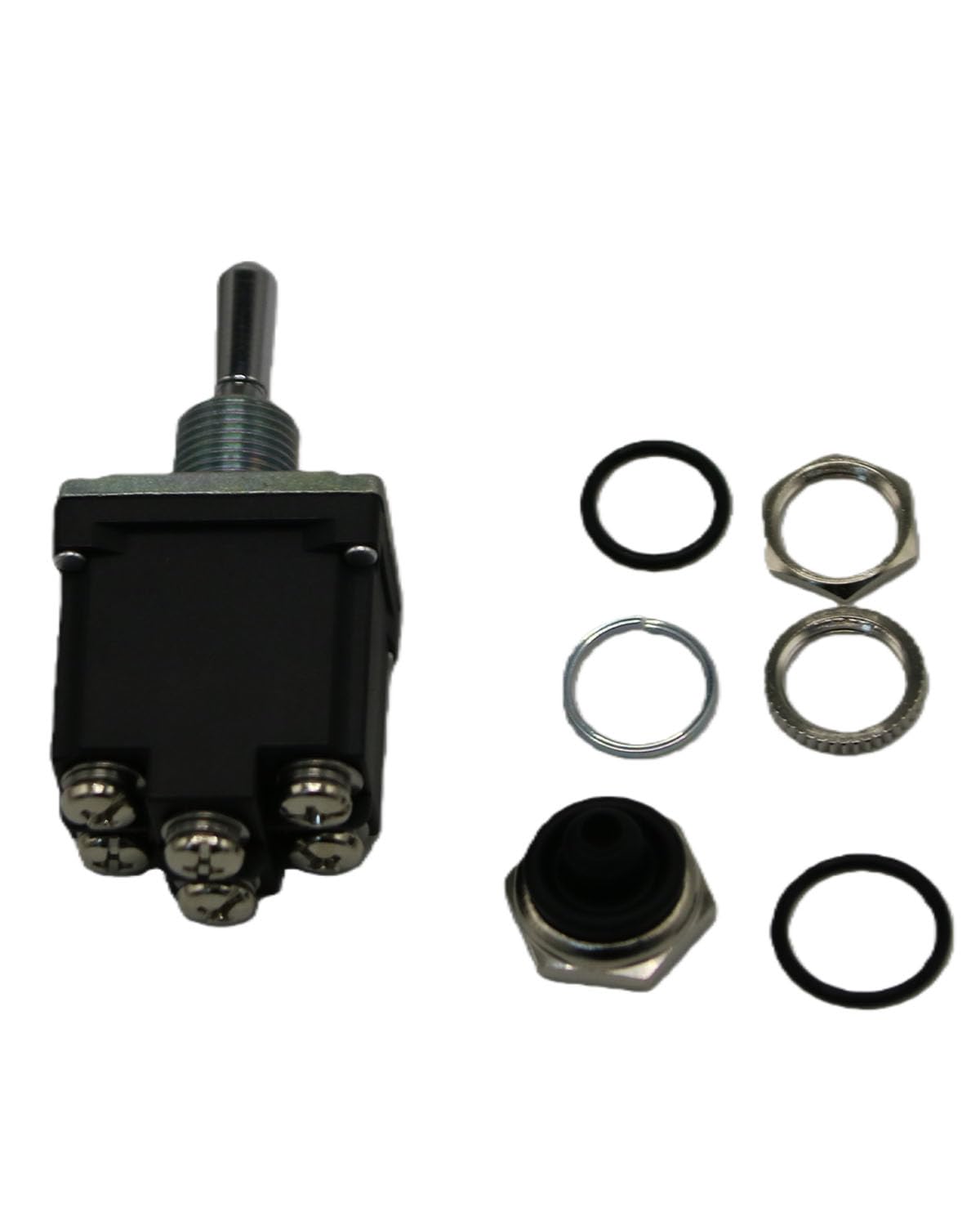 128202 128202GT Genie Toggle Switch Genie Parts Switch Toggle Assy DPDT 3P MOM Used for Genie Boom Lift Z-60-34 Z-45-25J DC S-85 S-80 S40 S45 S60 S65 Aftermarket Parts
