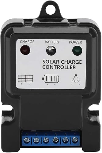 Hztyyier Controlador de carga solar PWM Regulador inteligente inteligente de control de carga de descarga de energía solar (DHS-5S6V12V 10A)