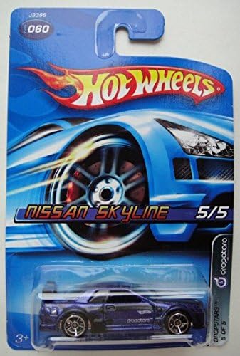 Hot Wheels DROPSTARS 5/5, Dark Blue Nissan Skyline #60 50SP