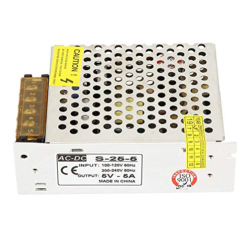 Image of 5V DC 10W /25W Switching Power Supply, Power Supply Transformer Adapter Dimmable LED Transformer Power Supply Driver Transformer (5V 5A)