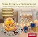 Silver Real Dark Chocolate Coins, (24 Bags = 72 Coins) | Dairy Free | Individually Wrapped Hanukkah Gelt - Mixed Sizes | Holiday Candy, Party Favors | Gluten Free | Perfect for Chanukah Dreidel Games! By Carmit