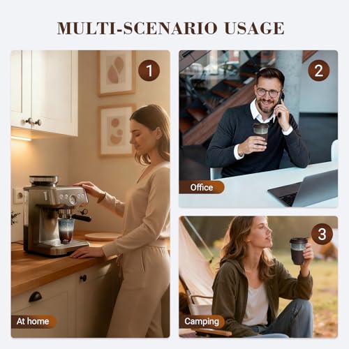 Set de 2 Mugs de Cerámica 13oz con Tapa y Funda miniatura 6