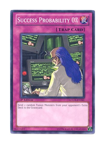 Amazon.co.jp: 遊戯王 英語版 LCGX-EN261 Success Probability 0% 成功