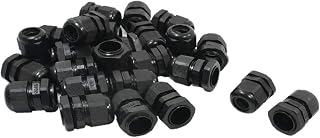 New Lon0167 25PCS PG16 Featured 10-14mm 22mm Thread reliable efficacy Black Plastic Waterproof Cable Glands(id:3c6 94 3e 912)
