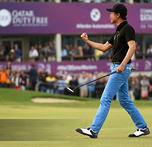 Scarpe da Golf in Vera Pelle Impermeabile per Uomo...