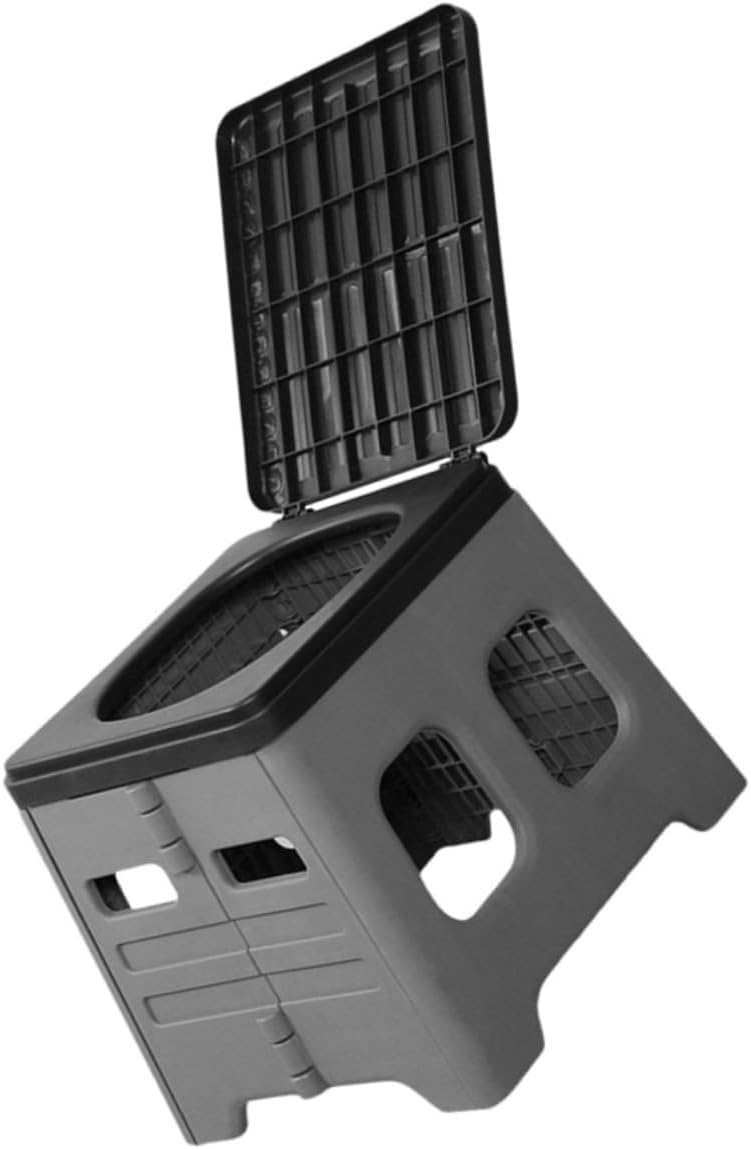 Portable Folding Toilet Stool Outdoor Camping Rv Toilet Emergency Car Driving Potty