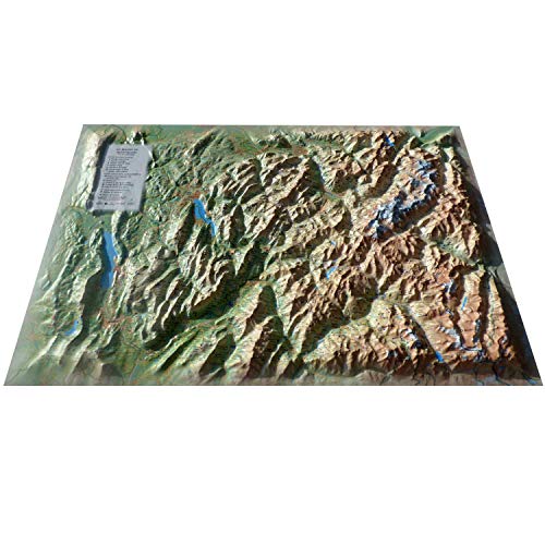 3DMAP Carte en Relief du mont Blanc et sa Region