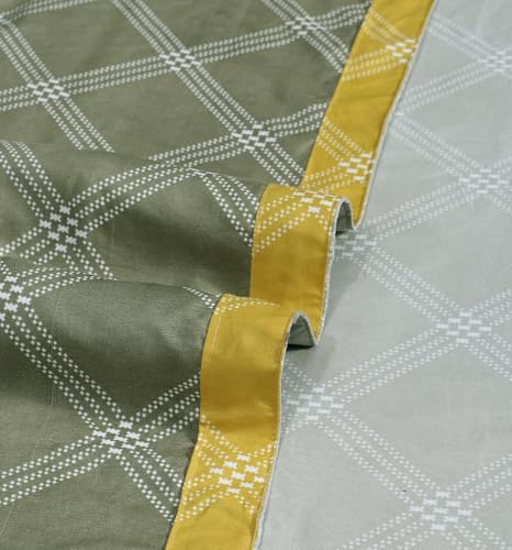 Image of RD TREND Cloud Cotton AC Summer Chadar for Sleeping | 210 TC Soft Lightweight Breathable Single Topsheet /Odhne Wali Chadar | Single Bed Bedsheet 60x90 Inch Green