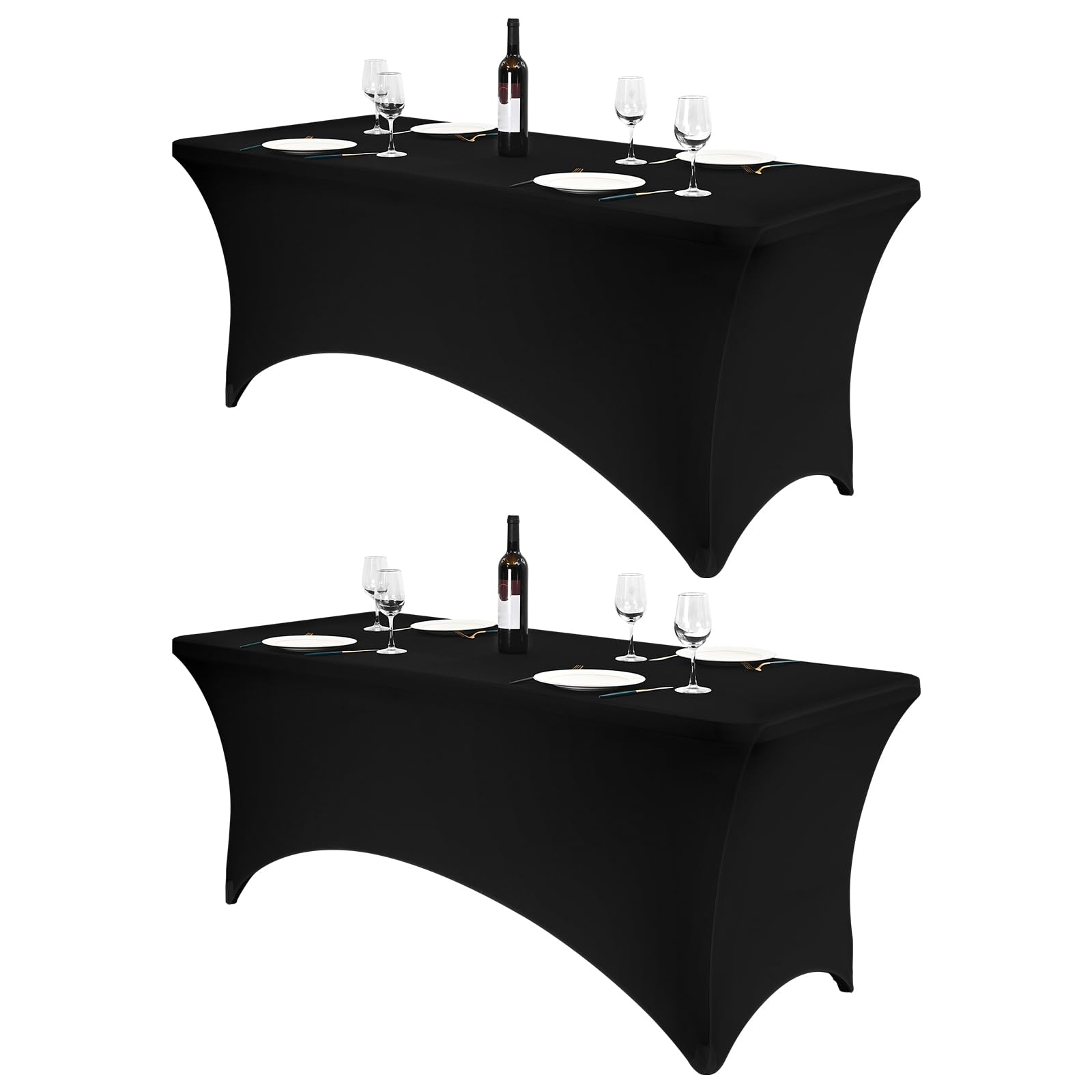 Nappes Extensibles Pour Tables Rectangulaires Avec Dos Ouvert, En