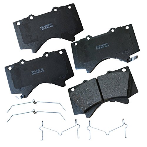 Image of Bendix Premium SBC1303 Ceramic Front Brake Pads for Lexus LX570 2011-2008, LX570 2021-2013, Toyota Land Cruiser 2011-2008, Land Cruiser 2021-2013, Sequoia 2022-2008, Tundra 2021-2007