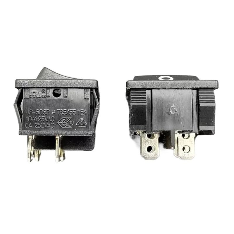 Interrupteur de type bateau JS-606P 10A 125V avec plaque d'inclinaison pour contrôle stable