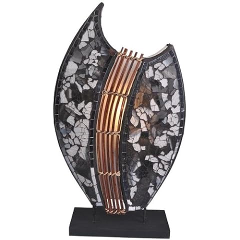 Lámpara decorativa ovalada Pia de Deko-Lampen Bali Cover