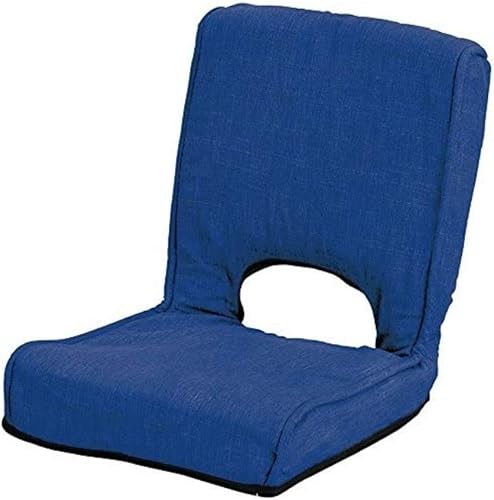 Takeda Corporation TRK-TC2NV, Memory Foam Compact Floor Chair, Navy 15.7 x 15.4 inches (40 x 39 x 46 cm)