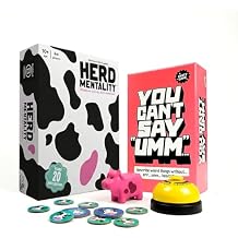 مجموعة ألعاب الحفلات Herd Mentality & You Cant Say UMM | ألعاب لوحية عائلية ممتعة للكبار والمراهقين والأطفال | ألعاب سهلة التعلم ومضحكة لليلة اللعب والحفلات