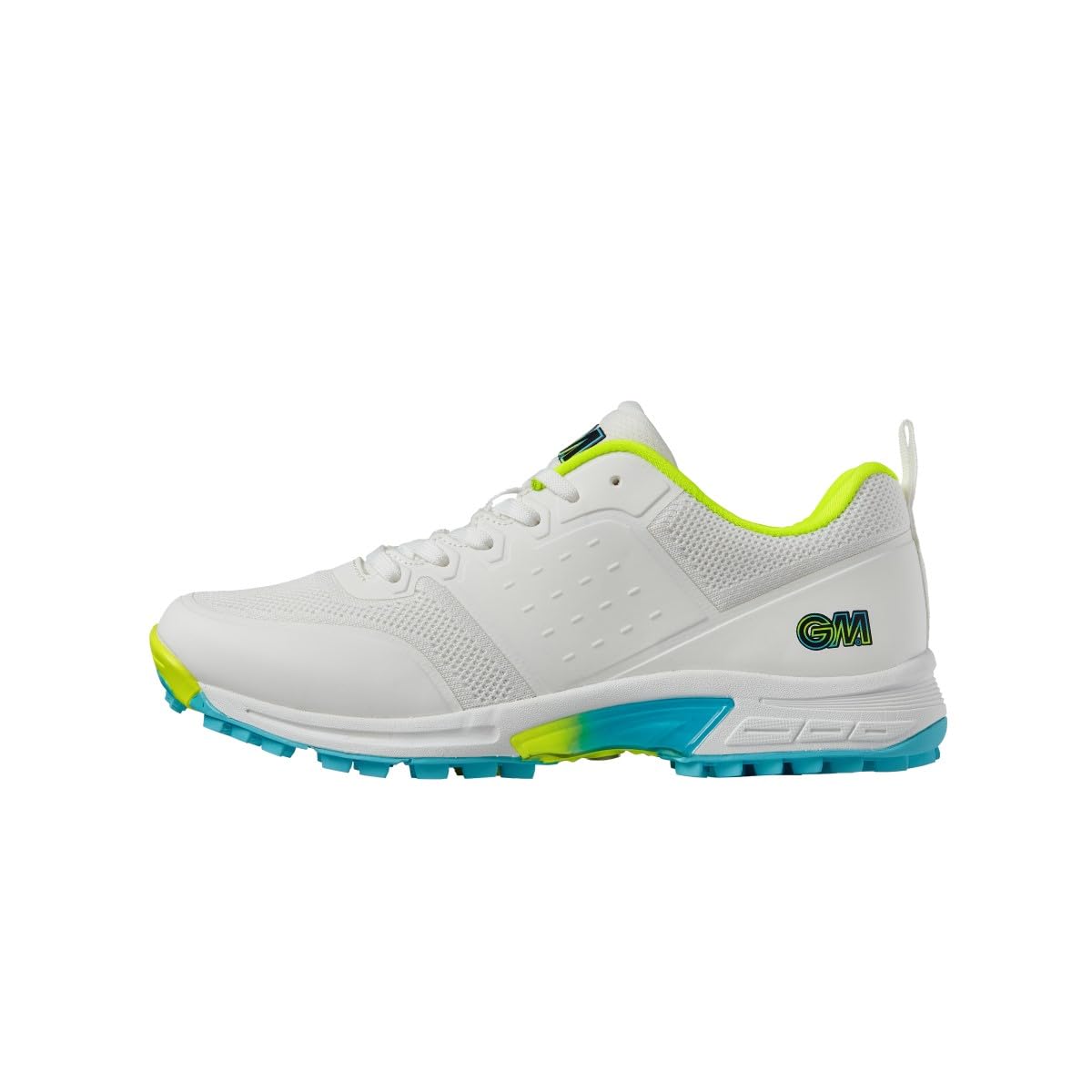 Gunn & Moore GM Rubber Cricket Shoes All Rounder Breathable Lightweight Seamless Mesh Upper 2-Tone TPU Outsole