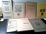  Konvolut: 8 diverse Bände Briefmarken / Philatelie (Kataloge etc).