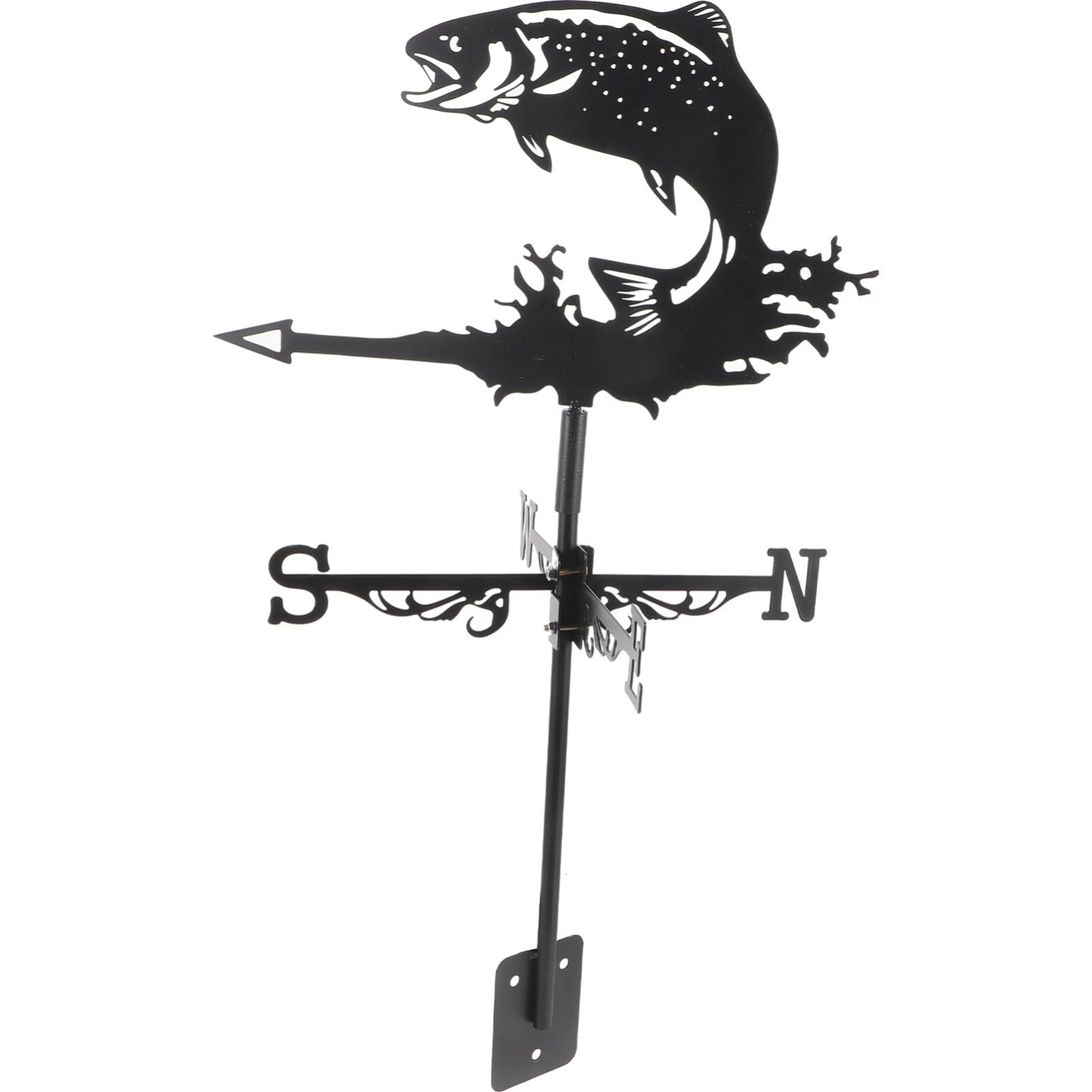 TAXXII Weathervan Weather Vanes for Sheds Vane Ornament Wind Direction Indicator Metal Decorative Windmill Ornaments Iron-56.5x33cm