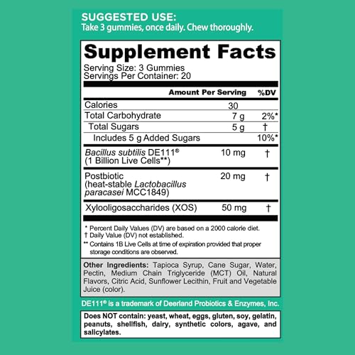 Goli Pre Pro Postbiotic Gummies