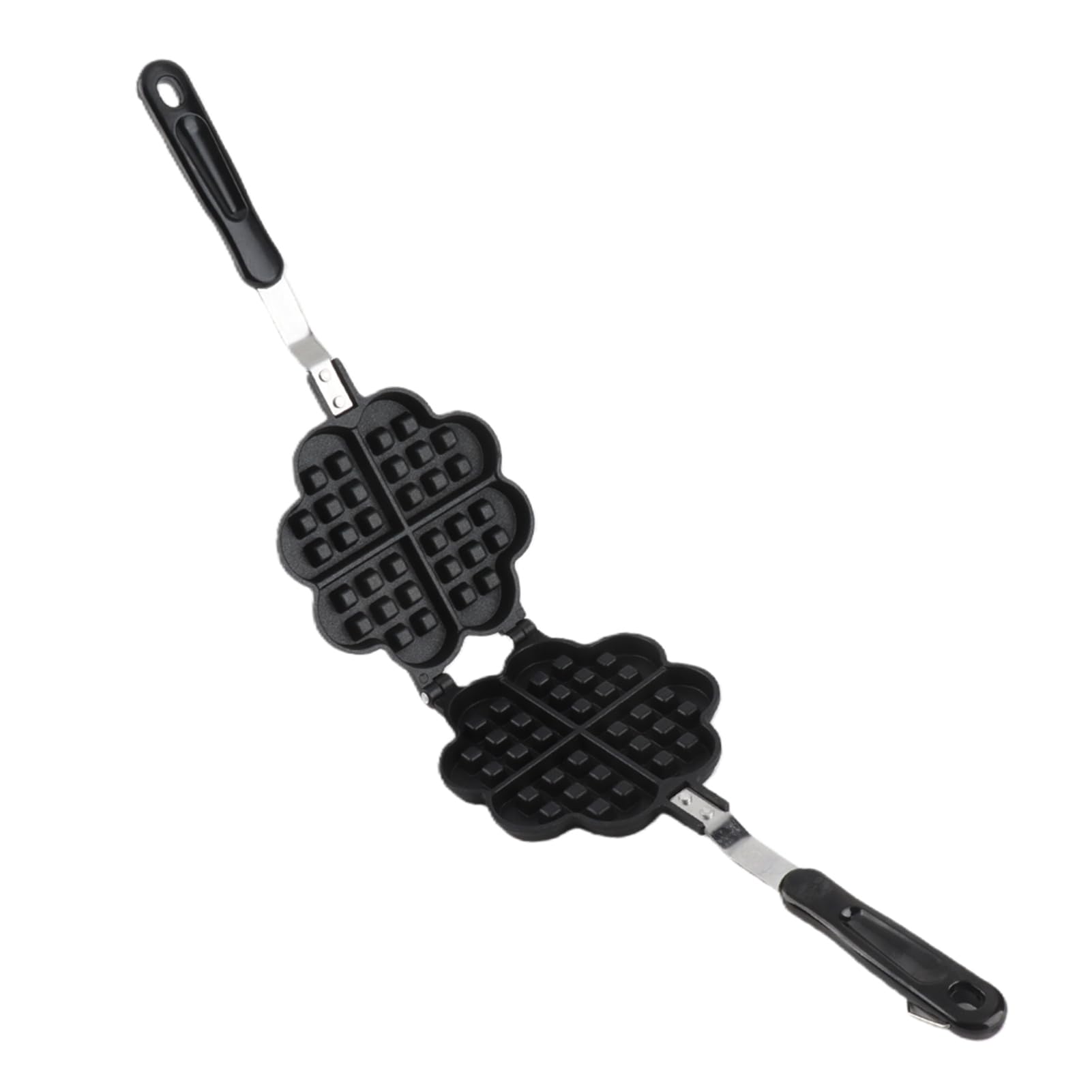 En forme de coeur bricolage gaufrier gaufrier moule à gâteau plateau de cuisson accessoires de cuisson ménagers pour gaufriers à gaz