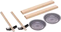 LYOR - Conjunto 8 Peças para Sushi Sakai Bambu