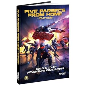 Modiphius Entertainment: Five Parsecs from Home: Tactics – Hardcover RPG Book, Tabletop Roleplaying Game, New Setting & Mechanics, 212 pgs Full Color