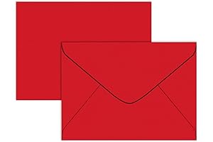 Red 4x6 Envelopes (100 Pack) for Invitations
