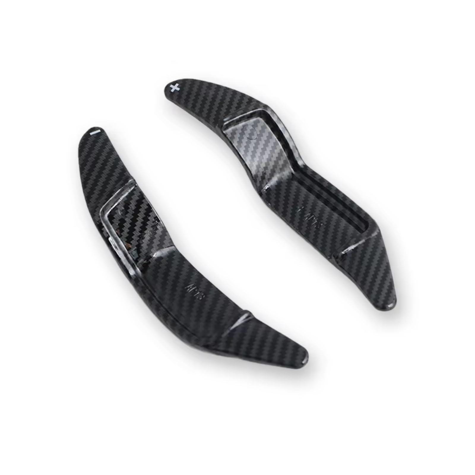 Ymnhbik Carbon Black Gear Shift Paddles Compatible With Mini For Cooper S Jcw For Roadster Coupe For Paceman For Cooper R55 R56 R57 R58 R59 R60 R61 Car Paddle Shifters(Carbon Black)