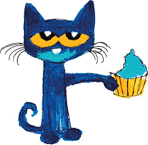 Vinilo Decorativo Pete The Cat 14x14 Pulgadas miniatura 1