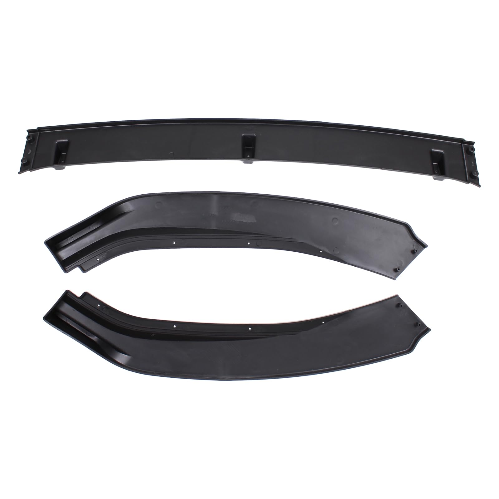 Frontspoilerlippe Front Spoiler Lippe Stoßfänger Frontlippe Spoilerlippe Frontspoiler Frontstoßstange Splitter Frontstoßstangenlippe Seitenlippensplitter schwarz für Golf 7 Variant Golf VII 2012-2019