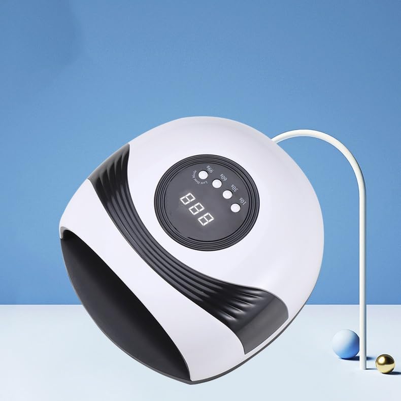 158W Nail Phototherapy Lamp with LCD Display Screen Nail Therapy Machine Quick Drying Nail Baking Lamp (D Unified Size) - Image 5