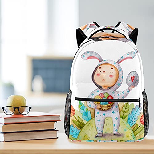 Sac à dos décontracté Multicolore 8 à motif feuilles d'été grand compartiment