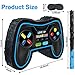 Video Game Controller Piñata Bundle Fiesta Gaming Controller Piñata Set with Blindfold and Bat Kids Birthday Gamer Party Supplies Game Toy for Kids Gaming Theme Party Carnival Events Decor(Blue)