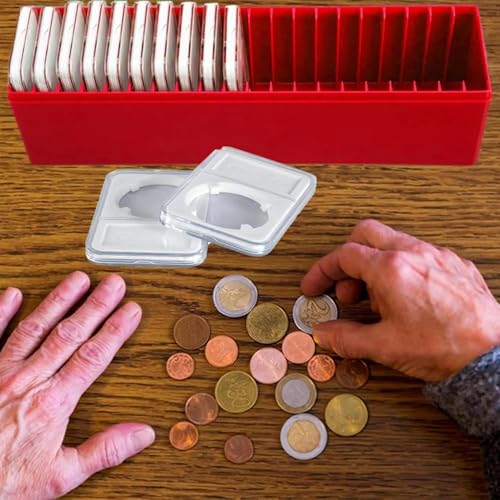 Maletín compacto de coleccionistas para monedas e insignias 3