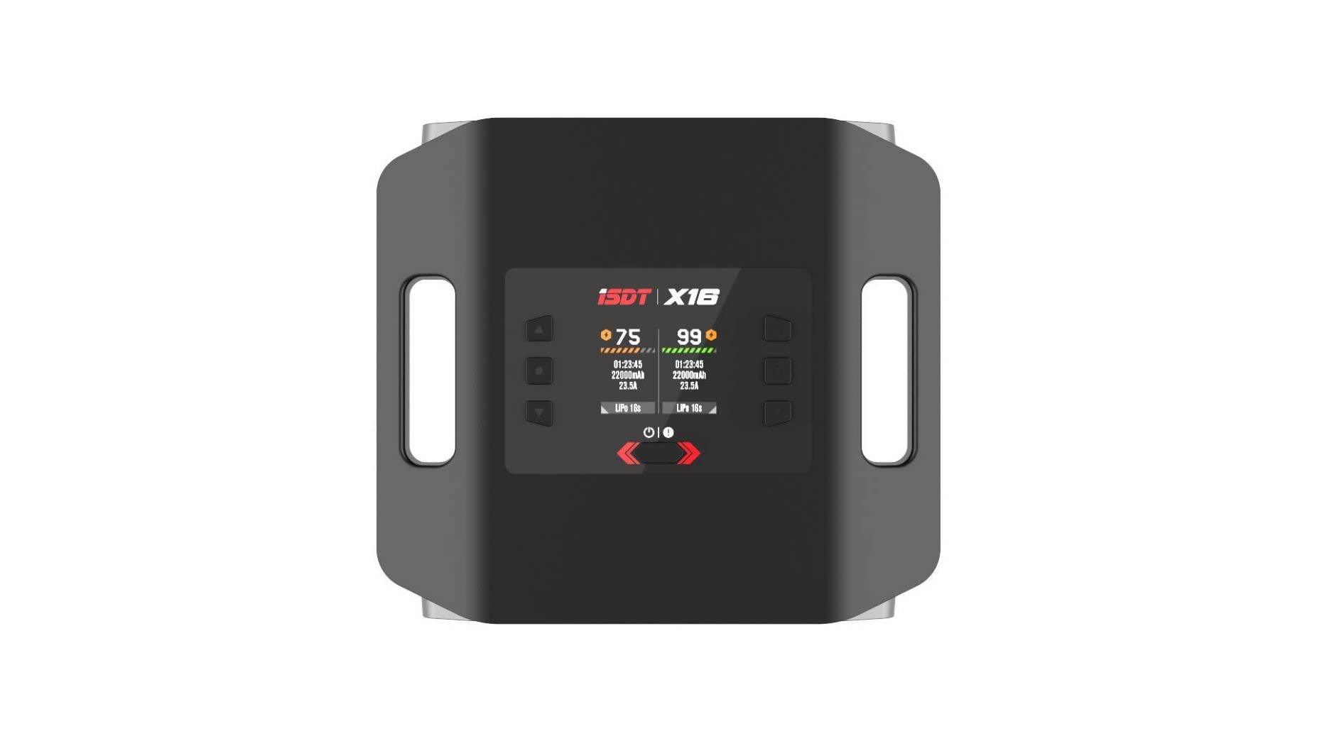 ISDT X16 Lipo Charger,1100W x 2/20A x 2 Dual Channel Lipo Charge and Discharge Cycle Balance Charger,Fast Charger for 2~16S LiFe,LiPo,LiHv,ULiHv Batteries