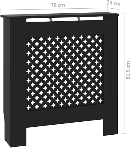 Miniatura 10 de Cubierta de radiador MDF para calefacción, estante de gabinete de radiador, accesorios de calefacción para electrodomésticos, mejoras para el hogar,
