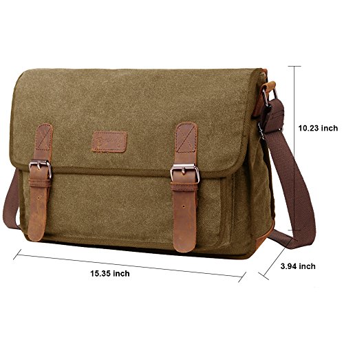 Vintage Military Messenger Bags Men Women Canvas Shoulder Bag Satchel