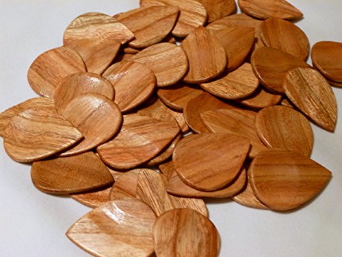 Us Blues P3-Grtk Grip Wood Teak Guitar Picks #TOP1