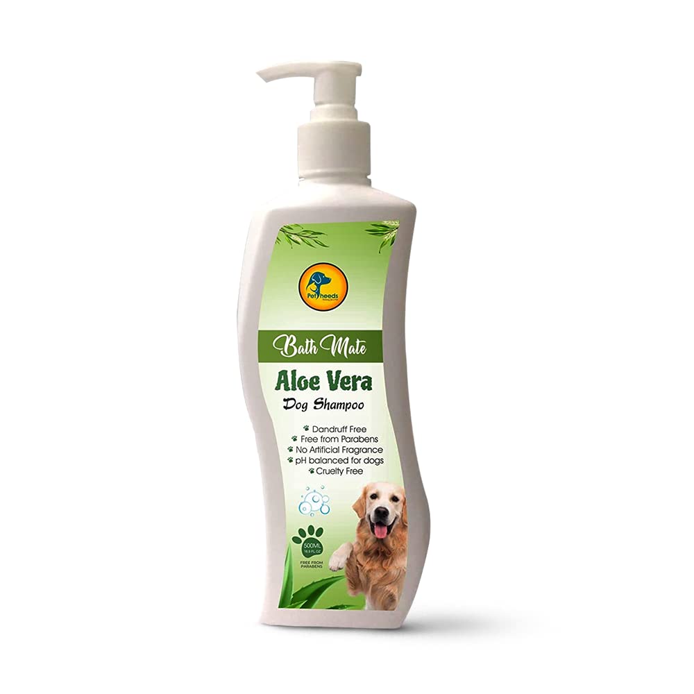 Bathmate Shampoo for Dog Cat Anti Dandruff Anti fungal Non-Allergic - Aloevera - 500ml (B0BHX3VDK2) Amazon Price History, Amazon Price Tracker