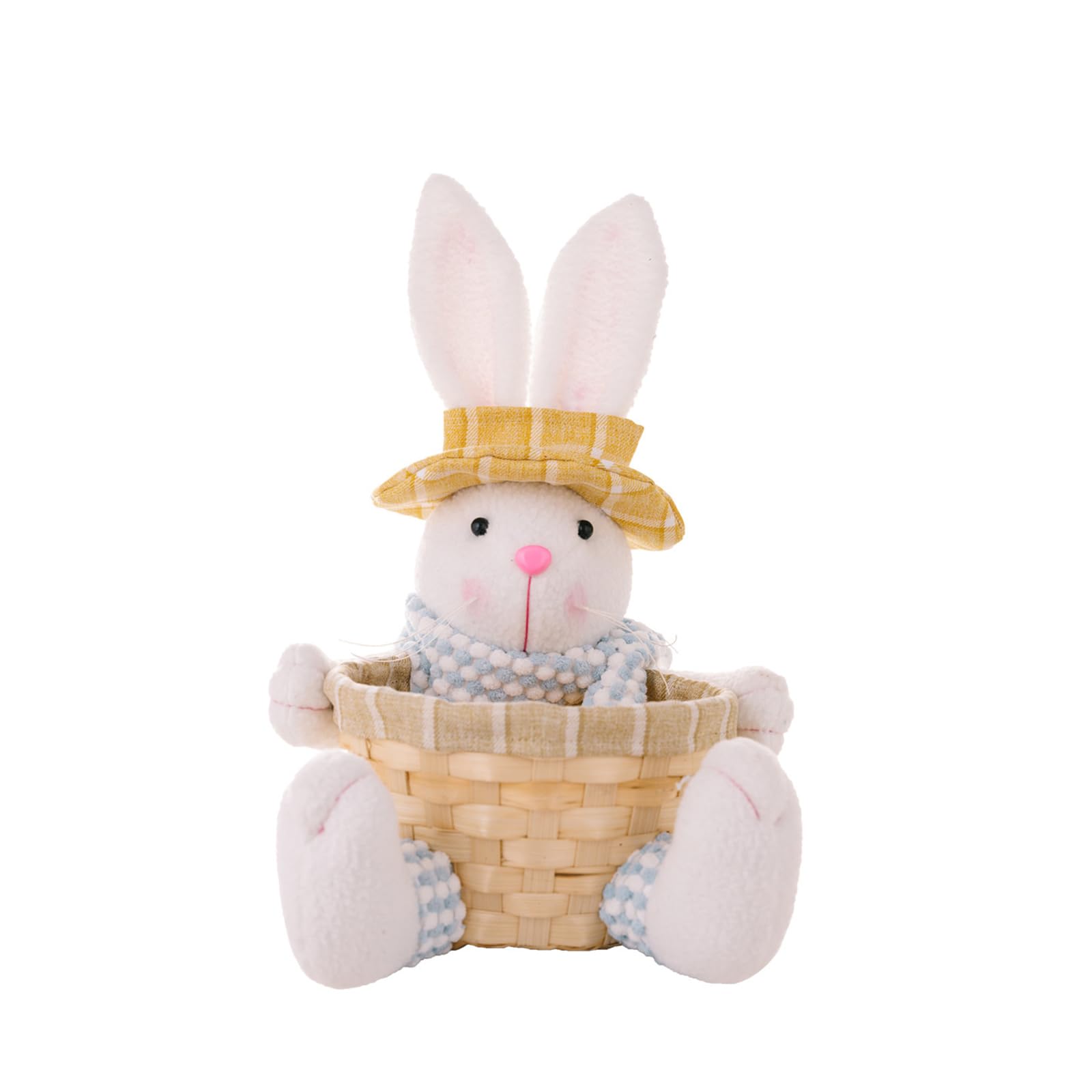 Kalttoy Holiday Candy Basket Ornaments Cartoon Beautiful Decorations for Easter Day Party Easter Holiday Toy Candy Basket
