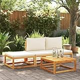 Cet ensemble de canapés de jardin avec dossiers en rotin tressé est le complément parfait à votre cour, terrasse ou patio, offrant un espace confortable et accueillant pour discuter avec votre famille et vos amis ou tout simplement se détendre et profiter de l'air libre. Élégant dossier tressé : le canapé de jardin présente des dossiers en rotin finement travaillés, qui ajoutent une touche sophistiquée à n'importe quel espace extérieur. Structure robuste et stable : le bois d'acacia massif.
