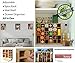 Cookbook People Multikeep Adjustable Shelf - Spice Rack, Floating Shelf, Figurine Shelf, Shadow Box or Drawer Organizer - for Wall Mount, Counter Top, Cabinet or Drawers - Bamboo Wood