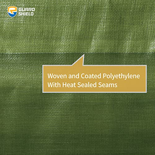 GUARD-SHIELD-Heavy-Duty-Tarp-12x20-Feet-Green-Multi-Purpose-Thick-Waterproof-Poly-Tarp-Cover-10mil