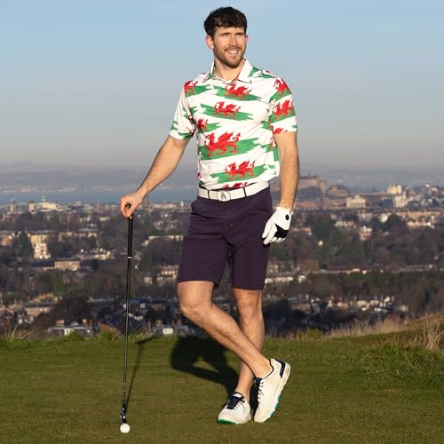 Image of Royal & Awesome Funny Golf Shirts for Men, Mens Golf Shirt, Crazy Golf Shirts for Men, Fun Golf Polos for Men, Mens Polo Golf