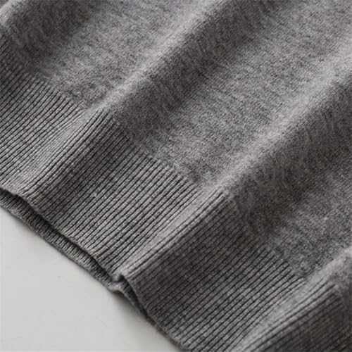 Dcvmvmn Men Sleeveless Loose Warm Sweater Vest Solid Color V-Neck Pullover Knitted Vest Male Waistcoat4