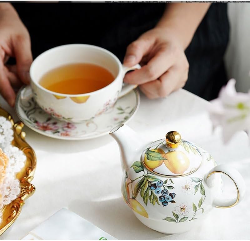 Afternoon Teapot Home Ceramic Tea Cup Set With Mother Child Kettles
